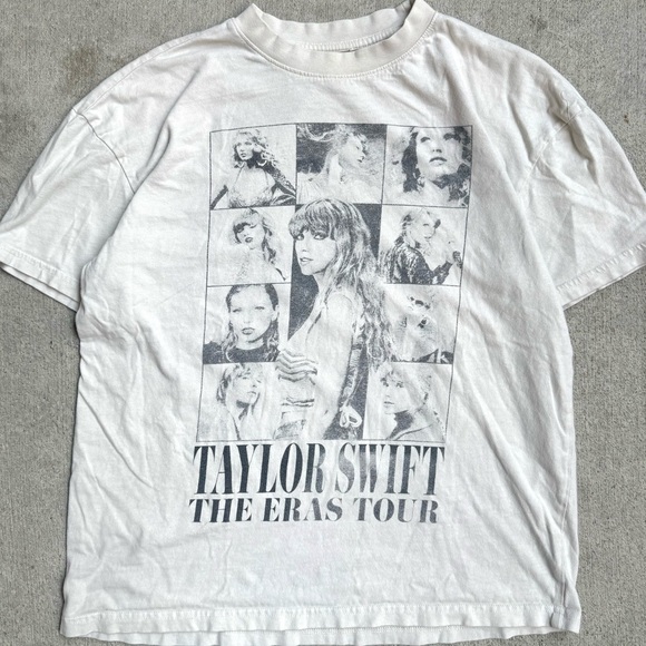 Taylor Swift Tops - Taylor Swift The Eras Tour Women’s Cream Tour Tshirt XS 20x24